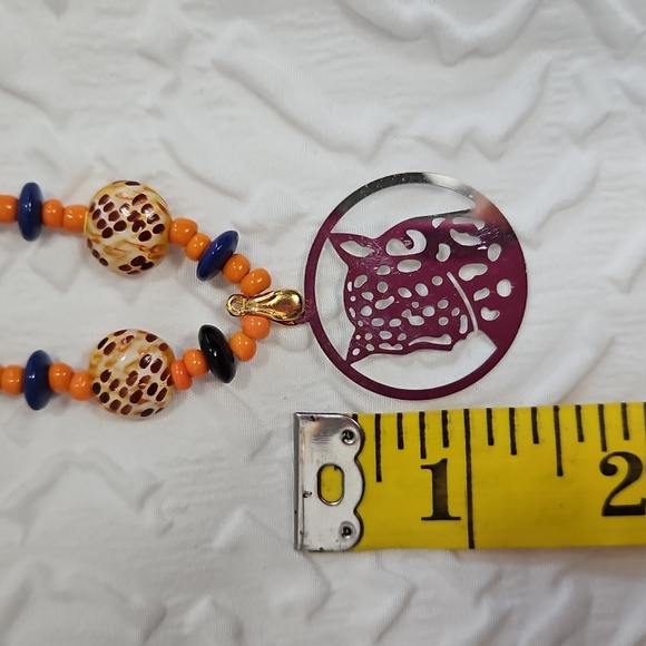 STATEMENT NECKLACE W TIGER - Picture 8 of 8
